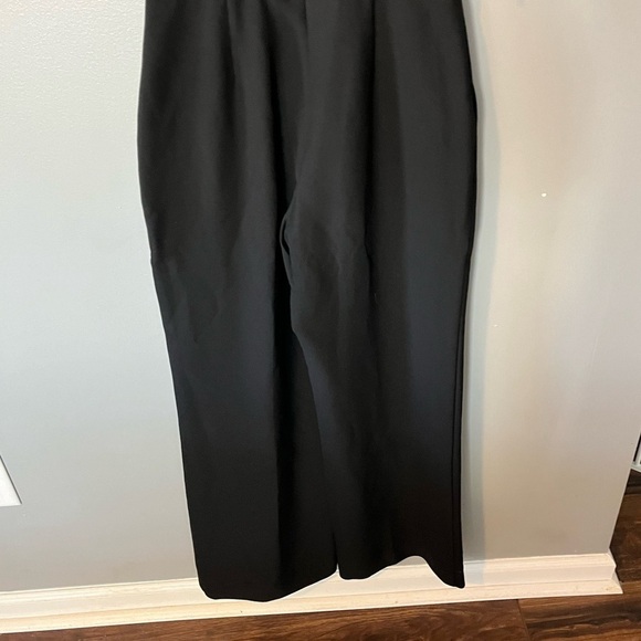 TRINA TURK Solid Black Jumpsuit Peekaboo Back - Picture 7 of 10